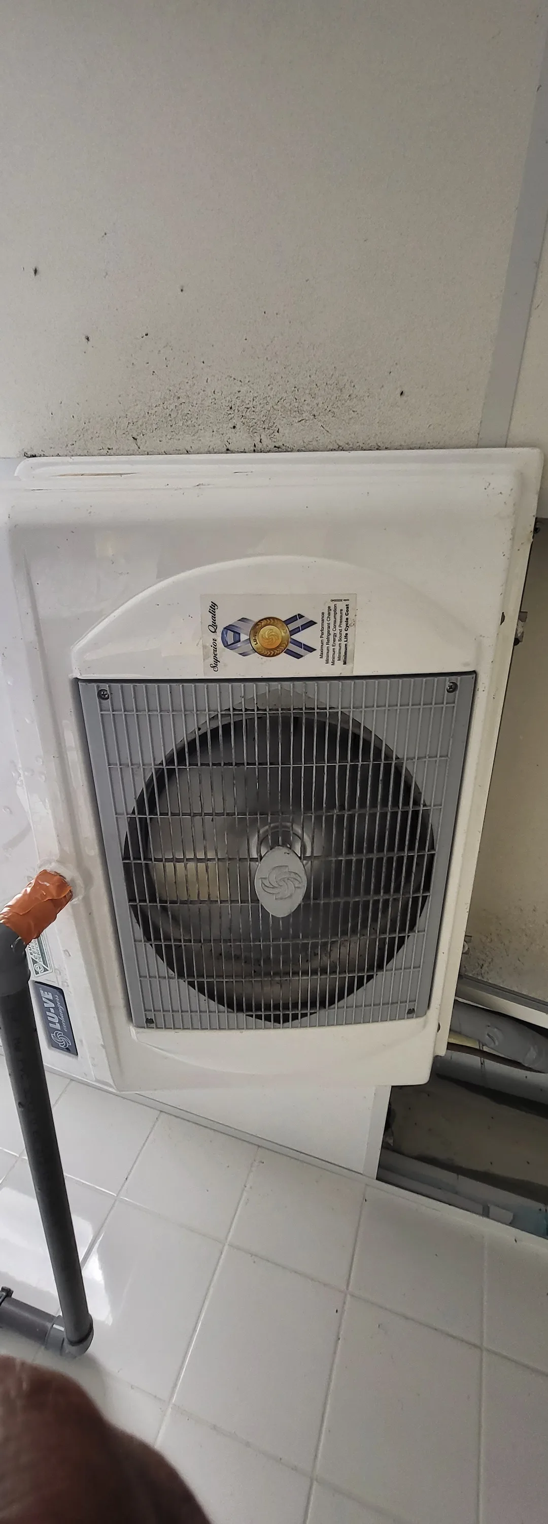Après dépannage climatisation et débouchage des condensats
