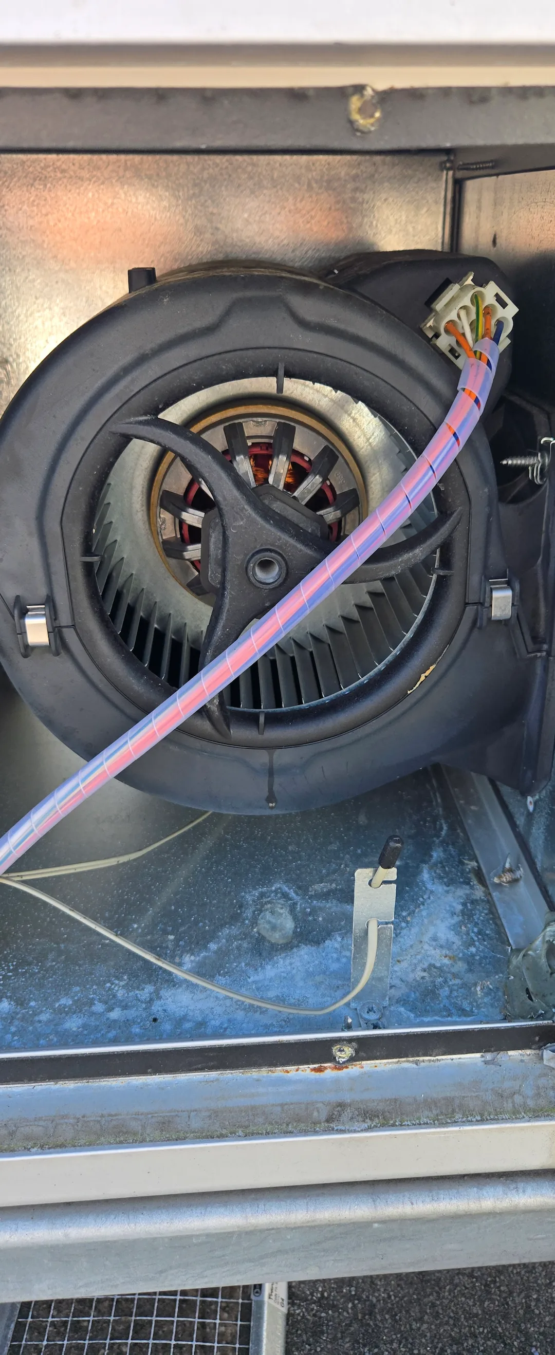 Contrôle moteur ventilation CTA maintenance CVC