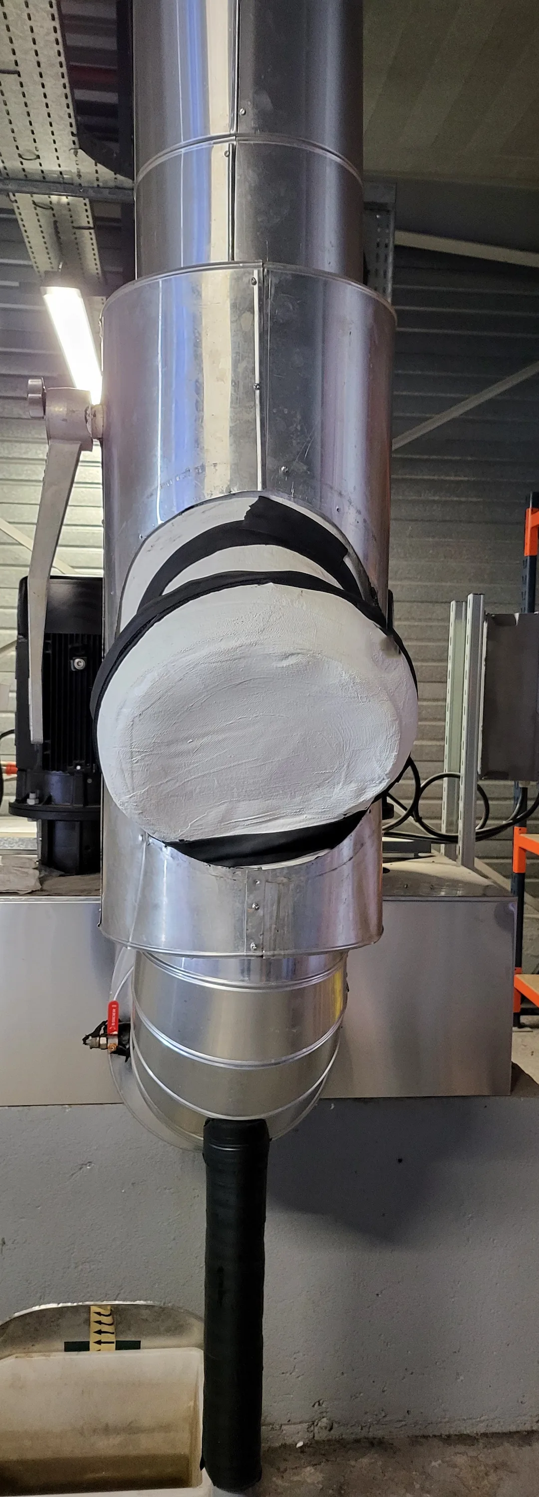 Après maintenance filtre à tamis réseau eau glacée CVC
